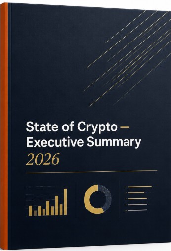 Cover of the State of Crypto Executive Summary report